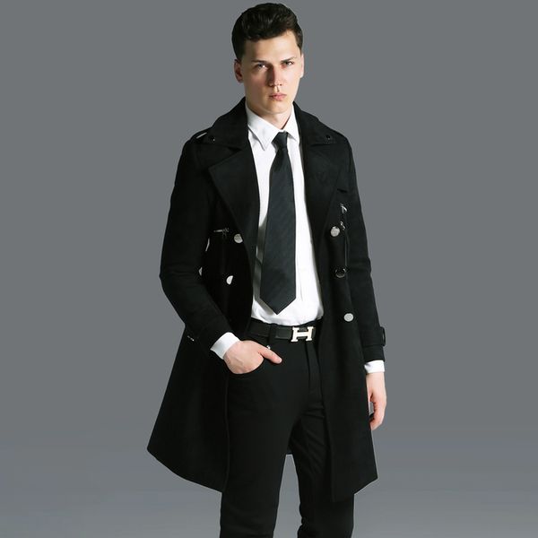new long mens coat luxury suede fabric double breasted mens jackets and coats plus size 6xl fashion solid coloar man trench, Tan;black
new long mens coat luxury suede fabric double breasted mens jackets and coats plus size 6xl fashion solid coloar man trench, Tan;black