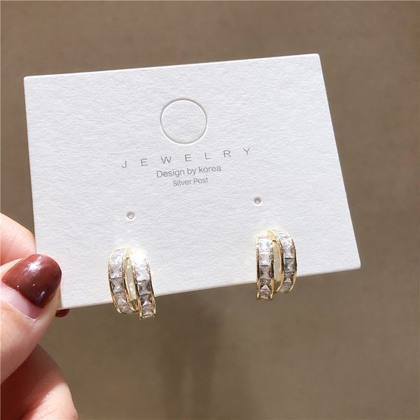 2020 new cute simple french retro square geometric double circle zircon hoop earrings for women fashion jewelry accessories, Golden;silver
2020 new cute simple french retro square geometric double circle zircon hoop earrings for women fashion jewelry accessories, Golden;silver
