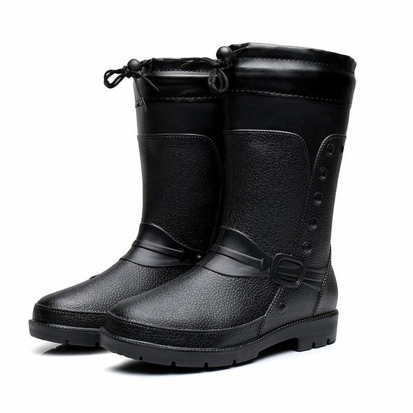 fall/winter foreign trade wonmen's rain boots fashion non-slip rubber waterproof boots high thick velvet warm car washing, Black
fall/winter foreign trade wonmen's rain boots fashion non-slip rubber waterproof boots high thick velvet warm car washing, Black