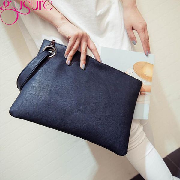 gusure fashion solid handbag women's clutch bags leather women envelope purse zipper evening bag female clutches satchel
gusure fashion solid handbag women's clutch bags leather women envelope purse zipper evening bag female clutches satchel