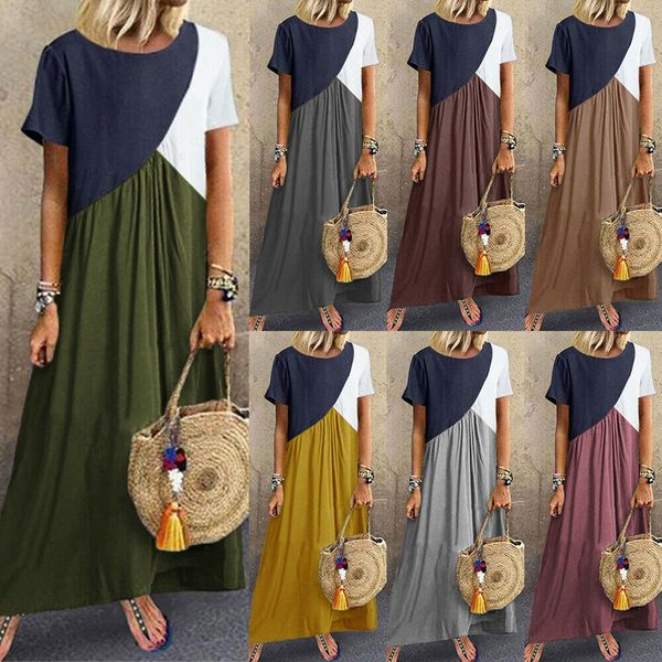 sell new summer womens ladies boho short sleeve patchwork baggy casual beach maxi dress plus size s-5xl, Black;gray
sell new summer womens ladies boho short sleeve patchwork baggy casual beach maxi dress plus size s-5xl, Black;gray