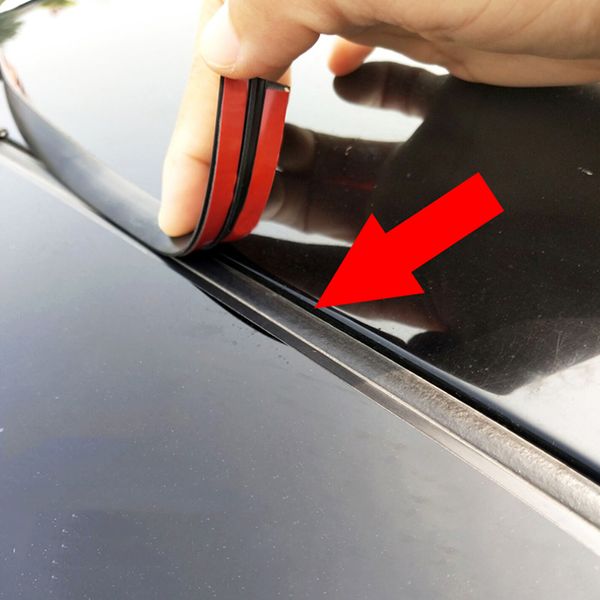 

car door weatherstrip front rear windshield edge sealing strips sticker car roof protector seal noise insulation accessories