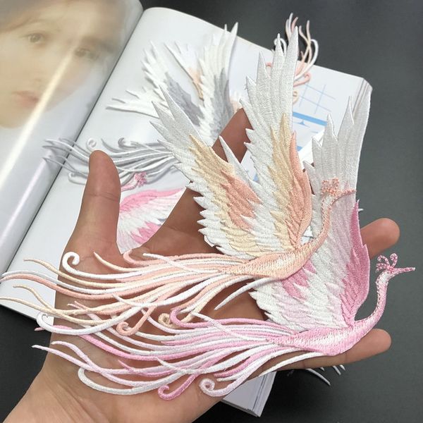 1 piece of embroidered patch phoenix pattern iron-on appliques diy handwork quilting decorative accessories size is 12 cm * 17 cm, Black
1 piece of embroidered patch phoenix pattern iron-on appliques diy handwork quilting decorative accessories size is 12 cm * 17 cm, Black