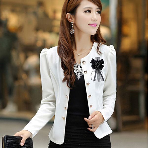 spring jacket women 2017 fashion slim blazer clothing suit candy color bomber jacket coat feminino outerwear plus size 5xl, White;black
spring jacket women 2017 fashion slim blazer clothing suit candy color bomber jacket coat feminino outerwear plus size 5xl, White;black