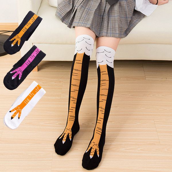 warm fashion animal print socks funny high tube chicken claw pattern funny woman socks thigh calf high fun winter cotton, Black;white
warm fashion animal print socks funny high tube chicken claw pattern funny woman socks thigh calf high fun winter cotton, Black;white