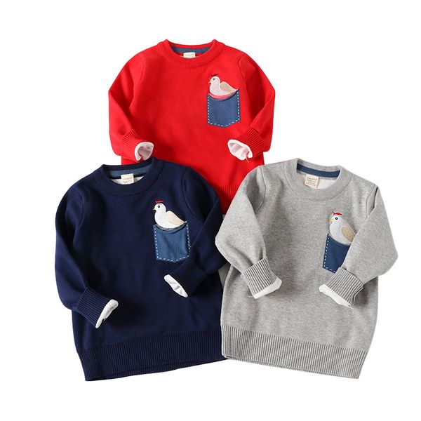 bird pattern baby boy sweater knitted cotton outfit kids o-neck coat long sleeve autumn winter warm pullover soft and comfort, Blue
bird pattern baby boy sweater knitted cotton outfit kids o-neck coat long sleeve autumn winter warm pullover soft and comfort, Blue