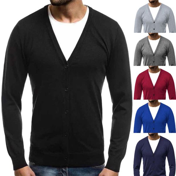 solid comfy knitted sweater men's autumn winter warm pullover cardigan button blouse #1022 a#487 men's sweaters, White;black
solid comfy knitted sweater men's autumn winter warm pullover cardigan button blouse #1022 a#487 men's sweaters, White;black