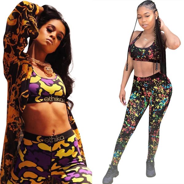 fashion women ethika tracksuit sports bra crop tank vest + pants leggings two piece outfits luxury swimwear sports suit swimsuit s-xl, White
fashion women ethika tracksuit sports bra crop tank vest + pants leggings two piece outfits luxury swimwear sports suit swimsuit s-xl, White
