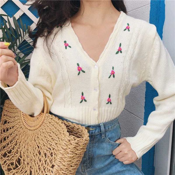 women's knits & tees embroidered single-breasted cardigan early spring knitted ladies long sleeve sweater knitwear white red outwear to
women's knits & tees embroidered single-breasted cardigan early spring knitted ladies long sleeve sweater knitwear white red outwear to