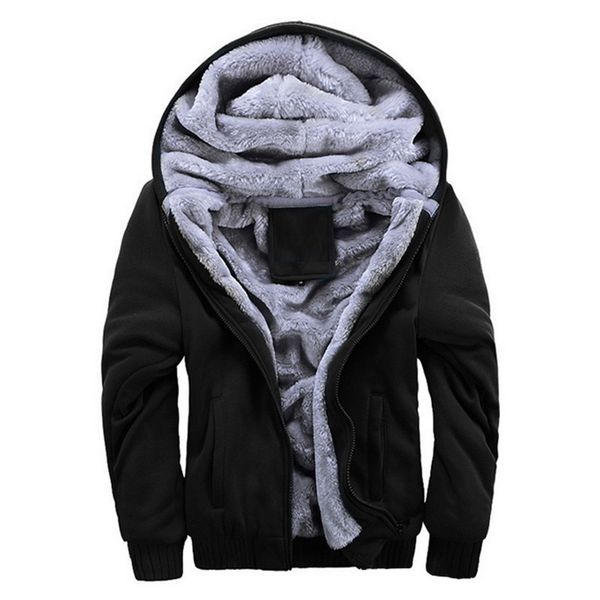 2018 new hoodies sweateshirts men winter warm thick plus velvet hoodies jacket parkas casual solid streetwear mens cardigan coat, Black
2018 new hoodies sweateshirts men winter warm thick plus velvet hoodies jacket parkas casual solid streetwear mens cardigan coat, Black