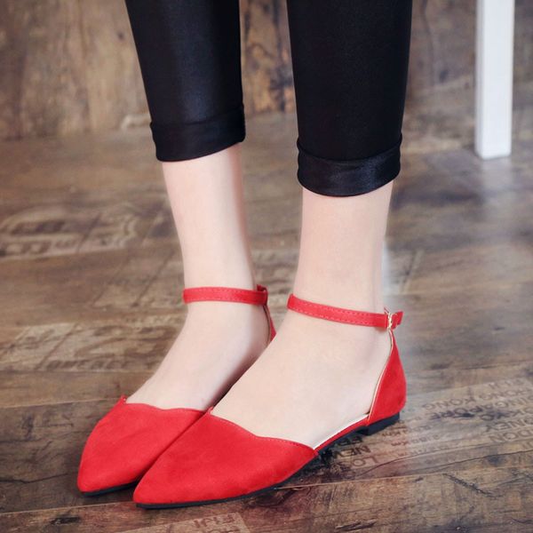 summer women sandals casual buckle strap low heels pumps pointed toe shoes woman flock heels sandals shoes zapatos mujer 2019, Black 
summer women sandals casual buckle strap low heels pumps pointed toe shoes woman flock heels sandals shoes zapatos mujer 2019, Black