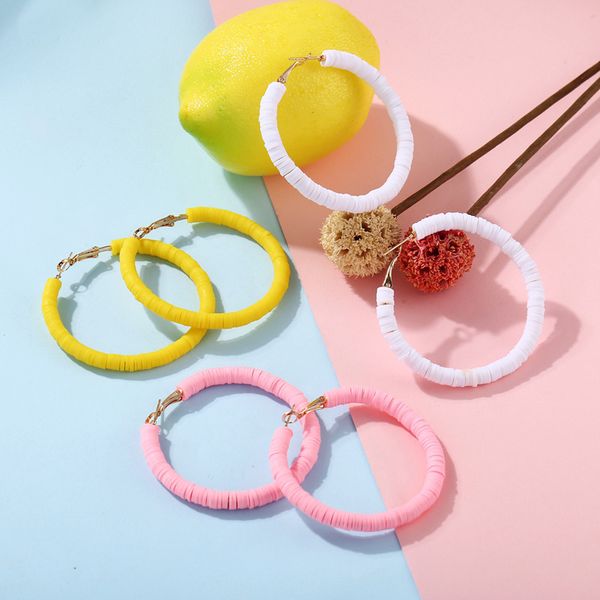 trendy simple candy color yellow white pink big circle hoop earrings for girls women party jewelry colorful loop earrings, Golden;silver
trendy simple candy color yellow white pink big circle hoop earrings for girls women party jewelry colorful loop earrings, Golden;silver