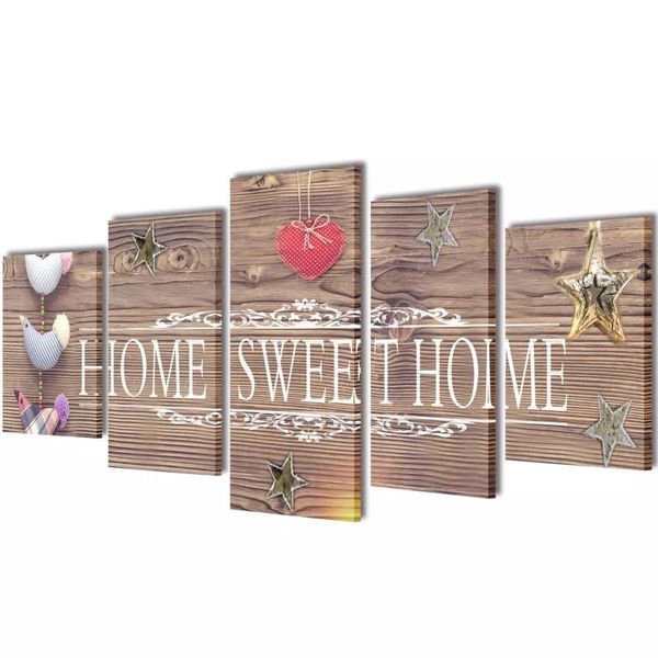 canvas wall print set home sweet home design 79 wall stickers