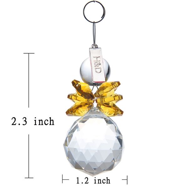 h&d 10pcs crystal ball pendant for key chain hanging ornament chandelier part home decoration (yellow) garden decorations
h&d 10pcs crystal ball pendant for key chain hanging ornament chandelier part home decoration (yellow) garden decorations