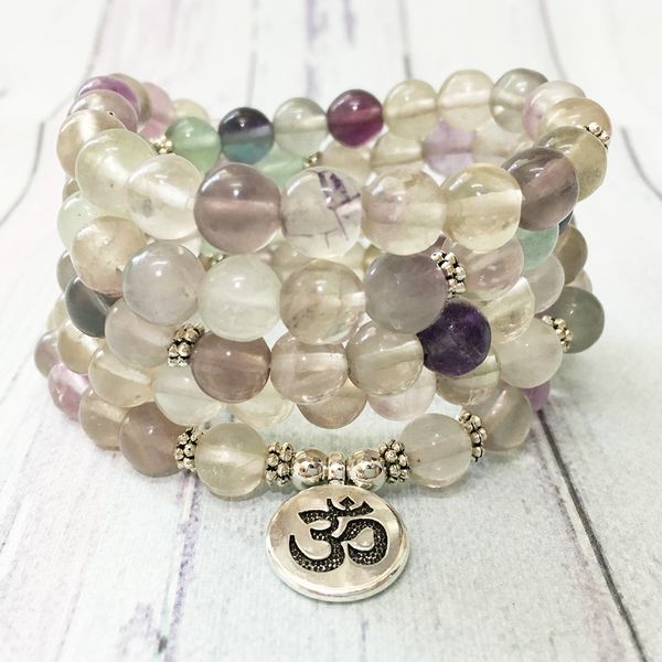 mg0471 new design 8 mm fluorite 108 mala bracelet heart chakra yoga necklace ohm charm bracelet for women, Black
mg0471 new design 8 mm fluorite 108 mala bracelet heart chakra yoga necklace ohm charm bracelet for women, Black