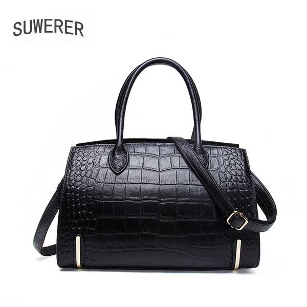 new women leather bags fashion crocodile pattern handbag women's leather women handbags