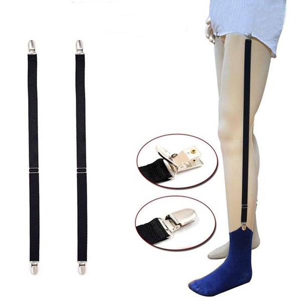 elastic suspenders socks garters belts for men adjustable shirt stays garter straps black sock suspender clothes accessories, Black;white
elastic suspenders socks garters belts for men adjustable shirt stays garter straps black sock suspender clothes accessories, Black;white