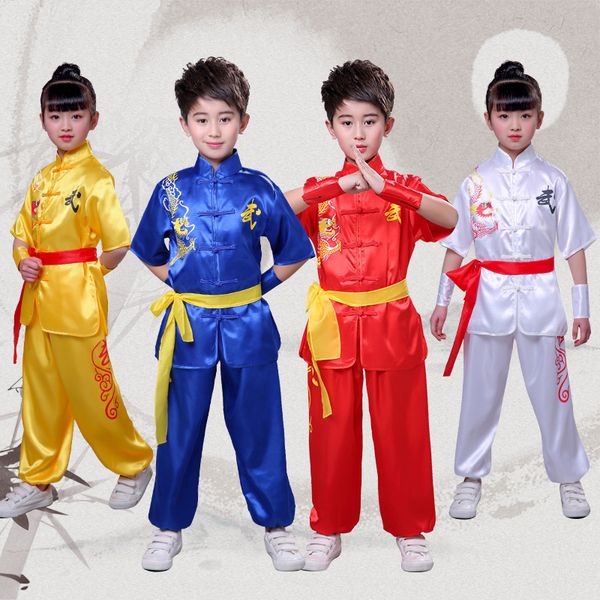 children's martial arts costumes children's short sleeve chinese martial arts costumes dance, Black;red
children's martial arts costumes children's short sleeve chinese martial arts costumes dance, Black;red