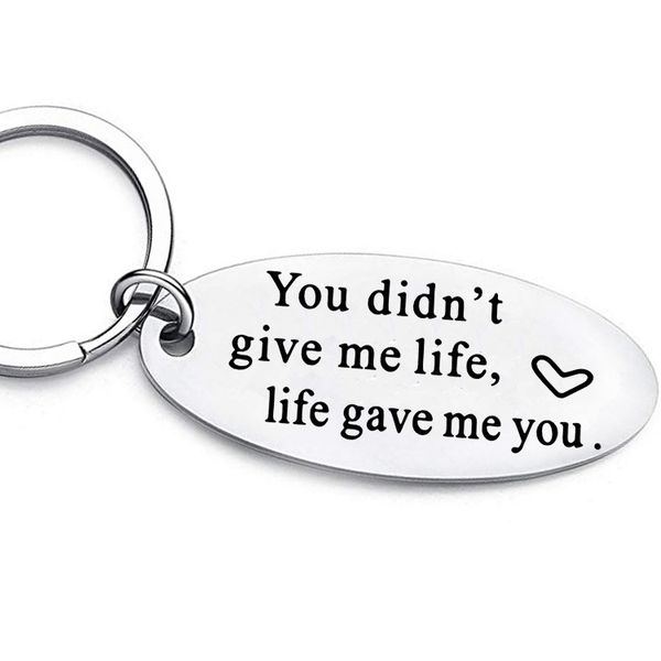 life give me you letter stainless steel women men keychains couple lover key chains key ring promotion celebration gift, Silver
life give me you letter stainless steel women men keychains couple lover key chains key ring promotion celebration gift, Silver