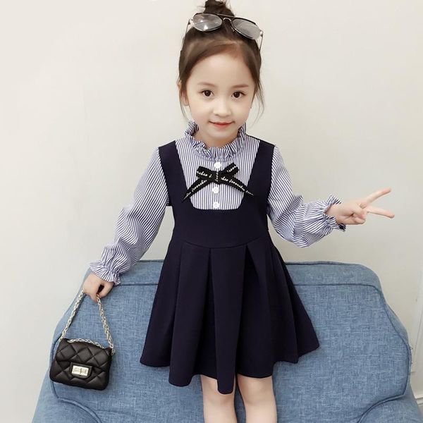 girl dress new preppy style autumn striped dresses children clothing kids pleated dress girl clothes with bow 2-6y, Red;yellow
girl dress new preppy style autumn striped dresses children clothing kids pleated dress girl clothes with bow 2-6y, Red;yellow