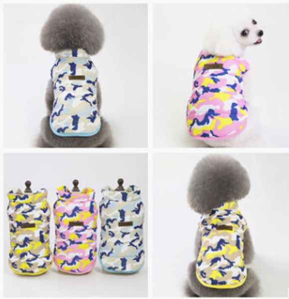 camouflage pattern dog cotton coat pet plush vest winter warm dog cat clothes fashion puppy kitten jacket
camouflage pattern dog cotton coat pet plush vest winter warm dog cat clothes fashion puppy kitten jacket