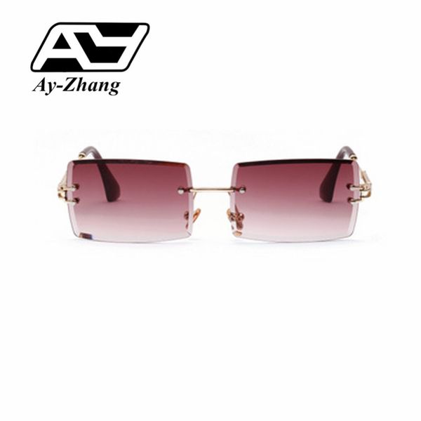 ай-чжан 2020 новая мода женщины мужчины rimless солнцезащитные очки площади алмазные градиент линзы унисекс красивые солнцезащитные очки, White;black
ай-чжан 2020 новая мода женщины мужчины rimless солнцезащитные очки площади алмазные градиент линзы унисекс красивые солнцезащитные очки, White;black