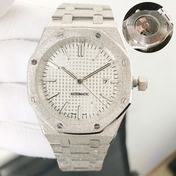 luxury watch 42mm business casual watch full stainless steel strap mechanical luminous wristwatch sapphire montre waterproof mens watches, Slivery;brown
luxury watch 42mm business casual watch full stainless steel strap mechanical luminous wristwatch sapphire montre waterproof mens watches, Slivery;brown