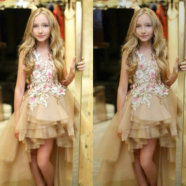 2019 high low flower girls dresses for weddings little girls pageant dress for teens 3d flower appliqued tiered tulle communion gowns, White;blue
2019 high low flower girls dresses for weddings little girls pageant dress for teens 3d flower appliqued tiered tulle communion gowns, White;blue