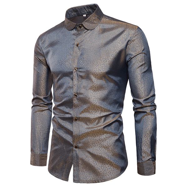 male new print dress shirts casual slim fit men long sleeve autumn spring printing shirt mens clothes 2019 50cs019, White;black
male new print dress shirts casual slim fit men long sleeve autumn spring printing shirt mens clothes 2019 50cs019, White;black