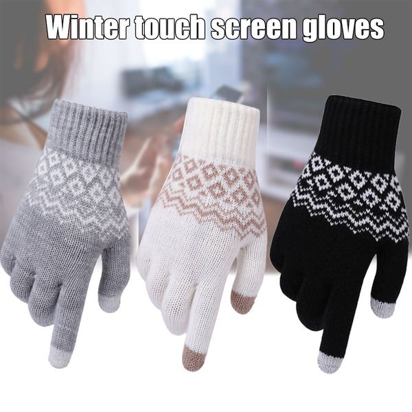 1 pair women girl knit mittens gloves warm touching screen for winter smart phone fk88
1 pair women girl knit mittens gloves warm touching screen for winter smart phone fk88