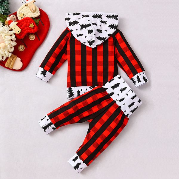 0-24m newborn infant kids boy girl christmas tree plaid hooded long sleeve pants trousers outfits baby clothes 2pcs set, White
0-24m newborn infant kids boy girl christmas tree plaid hooded long sleeve pants trousers outfits baby clothes 2pcs set, White