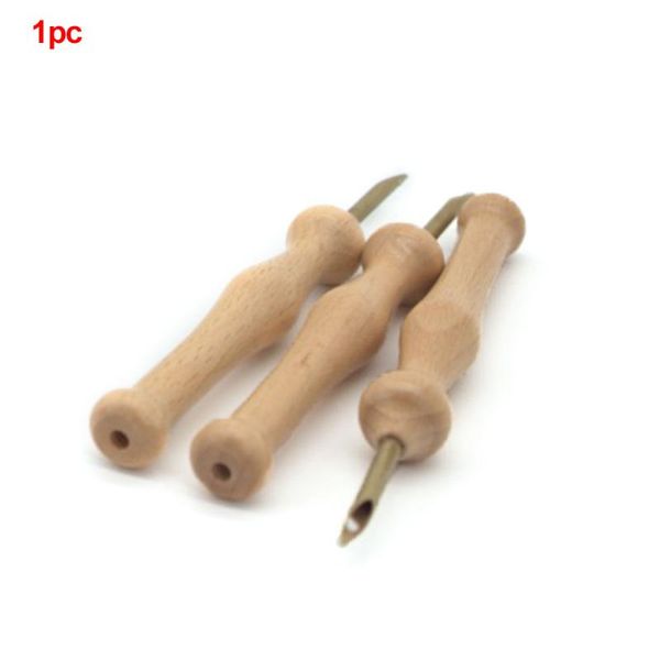 large wood handle bold knitting weaving tool sewing accessories practical punch embroidery needle durable portable diy craft, Black
large wood handle bold knitting weaving tool sewing accessories practical punch embroidery needle durable portable diy craft, Black