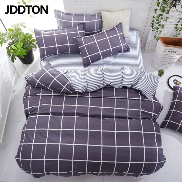 jddton 2019 new gray plaid bedding sets simple and elegant bed linen duvet cover set ab side bed sheet pillowcase cover be087
jddton 2019 new gray plaid bedding sets simple and elegant bed linen duvet cover set ab side bed sheet pillowcase cover be087