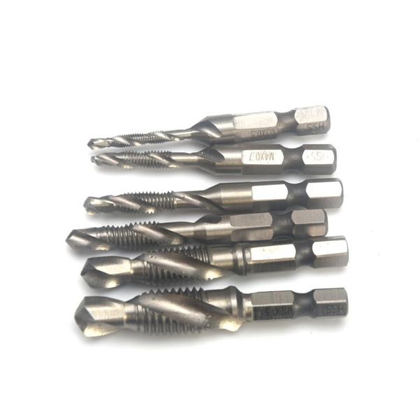 6pcs shank hexagon handle 3 in 1 drill bits multifunctional hole saw compound tap tile ceramic woodworking tools durable coated
6pcs shank hexagon handle 3 in 1 drill bits multifunctional hole saw compound tap tile ceramic woodworking tools durable coated