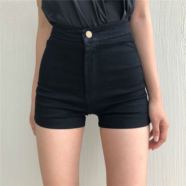 women's shorts women black high waist skinny elastic korean style womens hip solid comfortable trendy button zipper daily 2021, White;black
women's shorts women black high waist skinny elastic korean style womens hip solid comfortable trendy button zipper daily 2021, White;black