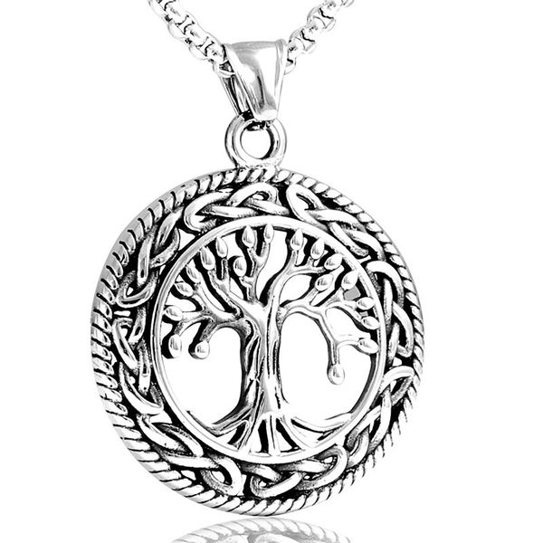cross border accessories titanium steel tree of life pendant necklace cool punk europe and america accessories stainless steel n, Silver
cross border accessories titanium steel tree of life pendant necklace cool punk europe and america accessories stainless steel n, Silver