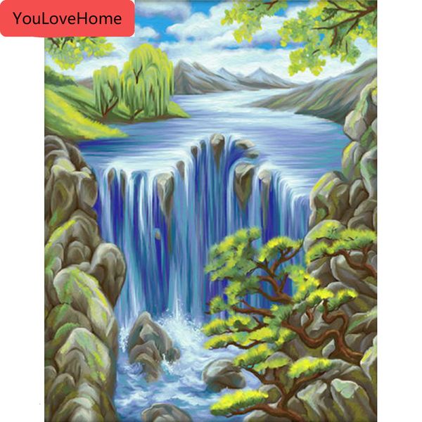 oil painting scenery waterfall drawing on canvas handpainted picture by numbers lake art kits diy gift home decoration
oil painting scenery waterfall drawing on canvas handpainted picture by numbers lake art kits diy gift home decoration