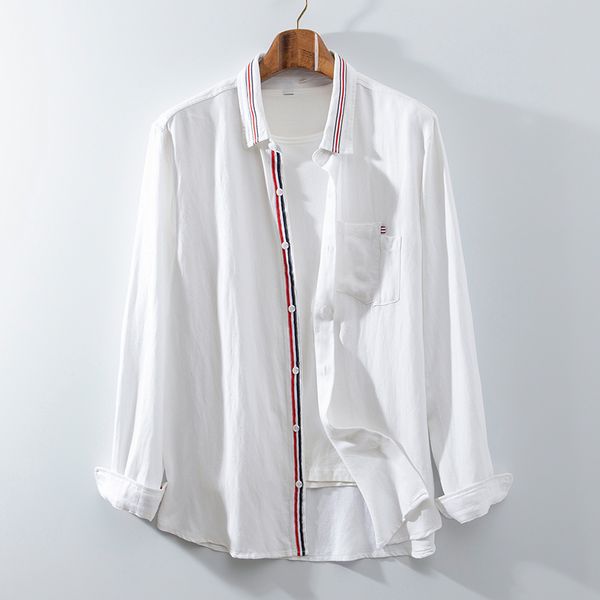 2020 новый мужской с длинным рукавом повседневный man white лоскутная отложной воротник хлопок белье рубашка мужской брендовой одежды y2333, White;black
2020 новый мужской с длинным рукавом повседневный man white лоскутная отложной воротник хлопок белье рубашка мужской брендовой одежды y2333, White;black