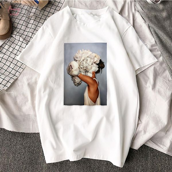 2020 harajuku aesthetics tshirt flowers feather print short sleeve amp; tees fashion casual couple t shirt drop shipping, White
2020 harajuku aesthetics tshirt flowers feather print short sleeve amp; tees fashion casual couple t shirt drop shipping, White