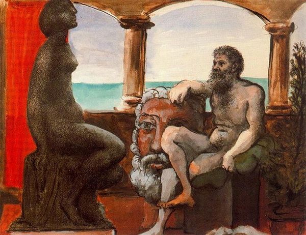 pablo picasso classical oil painting the sculptor and his statue 100% handmade by experienced painter on white canvas picasso874
pablo picasso classical oil painting the sculptor and his statue 100% handmade by experienced painter on white canvas picasso874