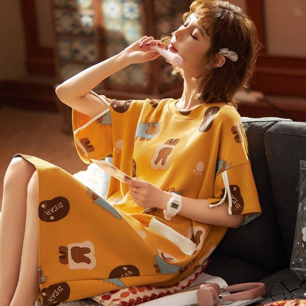 2020 summer night dress women plus size nightgown cartoon print sleepshirts half-sleeves nightie nightdress cotton sleepwear, Black;red
2020 summer night dress women plus size nightgown cartoon print sleepshirts half-sleeves nightie nightdress cotton sleepwear, Black;red