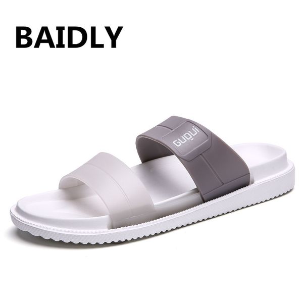 men slippers summer flat men shoes breathable beach slippers wedge pvc flip flops brand lovers slides big size, Black
men slippers summer flat men shoes breathable beach slippers wedge pvc flip flops brand lovers slides big size, Black