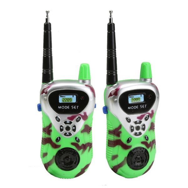 portable plastic digital kids toy walkie talkie professional dual frequency dual-band interphone radio intercoms