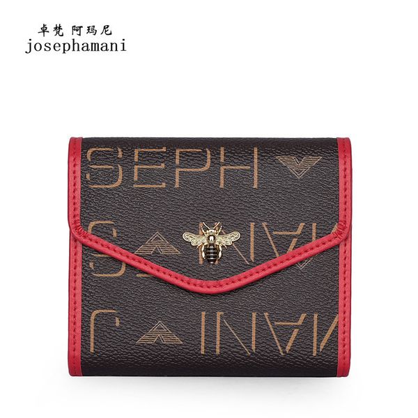 women portfel high-end josephamani brand wallet new fashion ladies carteira beautiful little bee bag, Red;black
women portfel high-end josephamani brand wallet new fashion ladies carteira beautiful little bee bag, Red;black