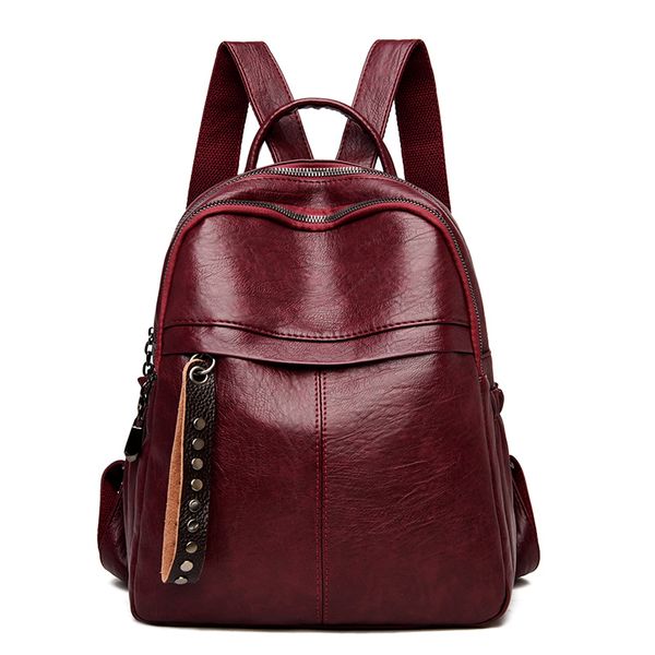 2020 vintage women leather backpack for girls school female backpack travel bagpack sac a dos new
2020 vintage women leather backpack for girls school female backpack travel bagpack sac a dos new