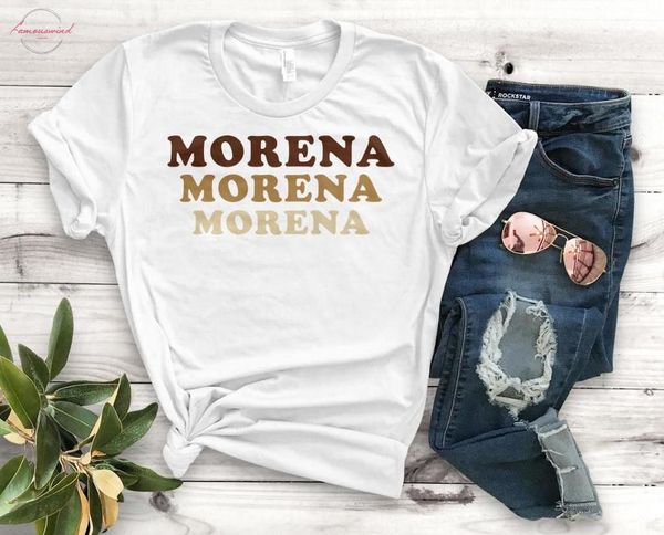 morena morena latina print women tshirt cotton casual funny t shirt gift 90s lady yong girl drop ship s 913, White
morena morena latina print women tshirt cotton casual funny t shirt gift 90s lady yong girl drop ship s 913, White