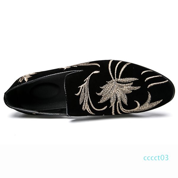 polali men fashion suede leather embroidery loafers mens casual printed moccasins shoes man party driving flats sizes 38-47 ct03, Black
polali men fashion suede leather embroidery loafers mens casual printed moccasins shoes man party driving flats sizes 38-47 ct03, Black