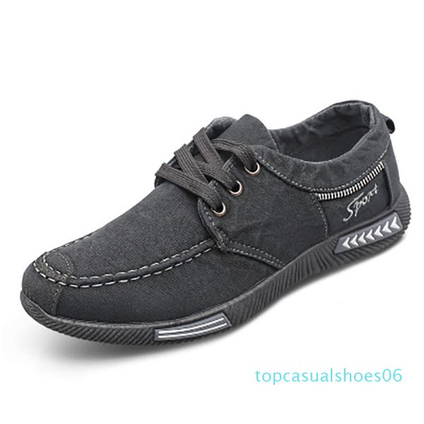 new denim men casual shoes lace up fashion men shoes canvas plimsolls breathable outdoor male footwear sneakers t06, Black
new denim men casual shoes lace up fashion men shoes canvas plimsolls breathable outdoor male footwear sneakers t06, Black