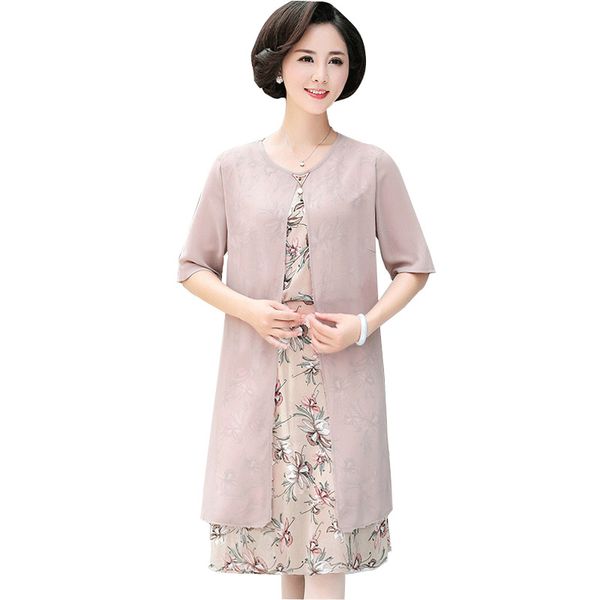 2019 spring summer middle aged women casual o neck slim flower printed dress fashion chiffon party dresses vestidos plus size, Black;gray
2019 spring summer middle aged women casual o neck slim flower printed dress fashion chiffon party dresses vestidos plus size, Black;gray