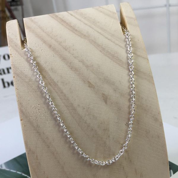 2019 100% 925 sterling silver classic cable chain necklace women charm fashion dangle jewelry wholesale
2019 100% 925 sterling silver classic cable chain necklace women charm fashion dangle jewelry wholesale